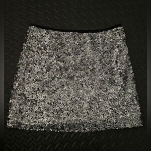Sequenced mini skirt